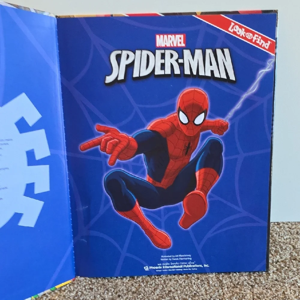 Marvel Spider-Man Look and Find Adventure Books - Hardcover